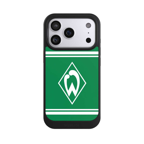 Apple iPhone 17 Pro NIVOcore Werder Stripes Green