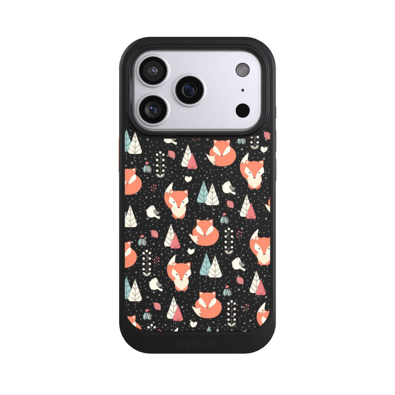 iPhone 17 Pro NIVOcore Motif Renards sans Fond