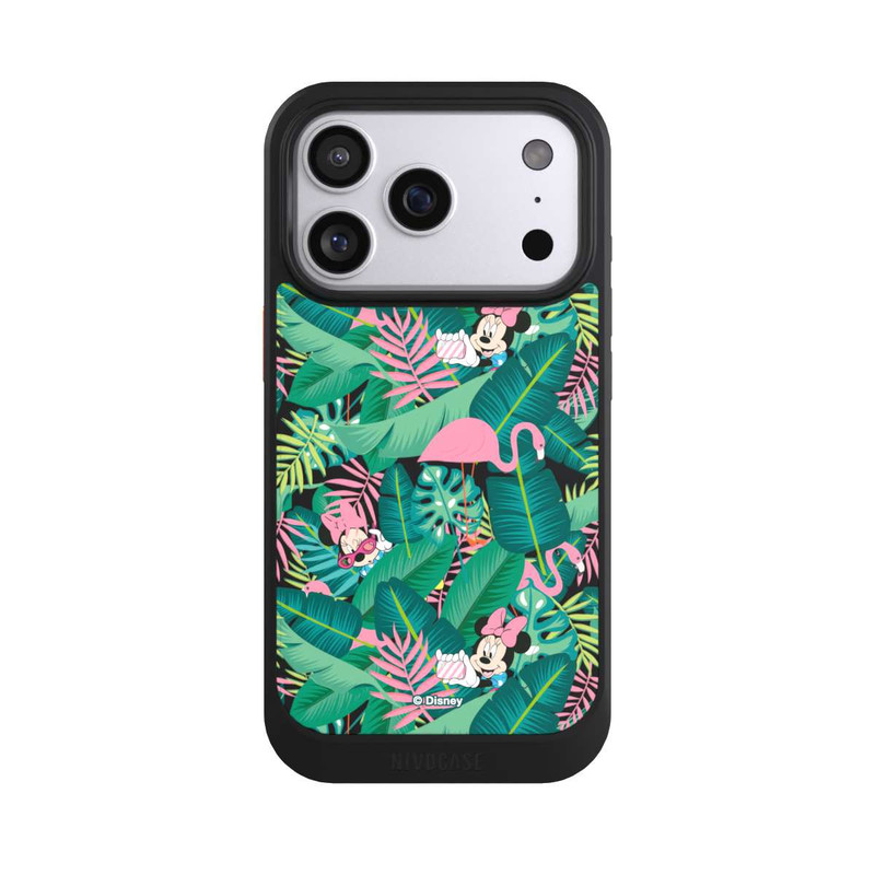 iPhone 17 Pro NIVOcore Minnie Summer Palm Leaves Transparent