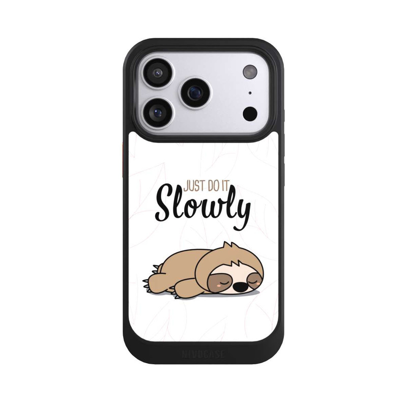 iPhone 17 Pro NIVOcore Just Do It Slowly Sloth