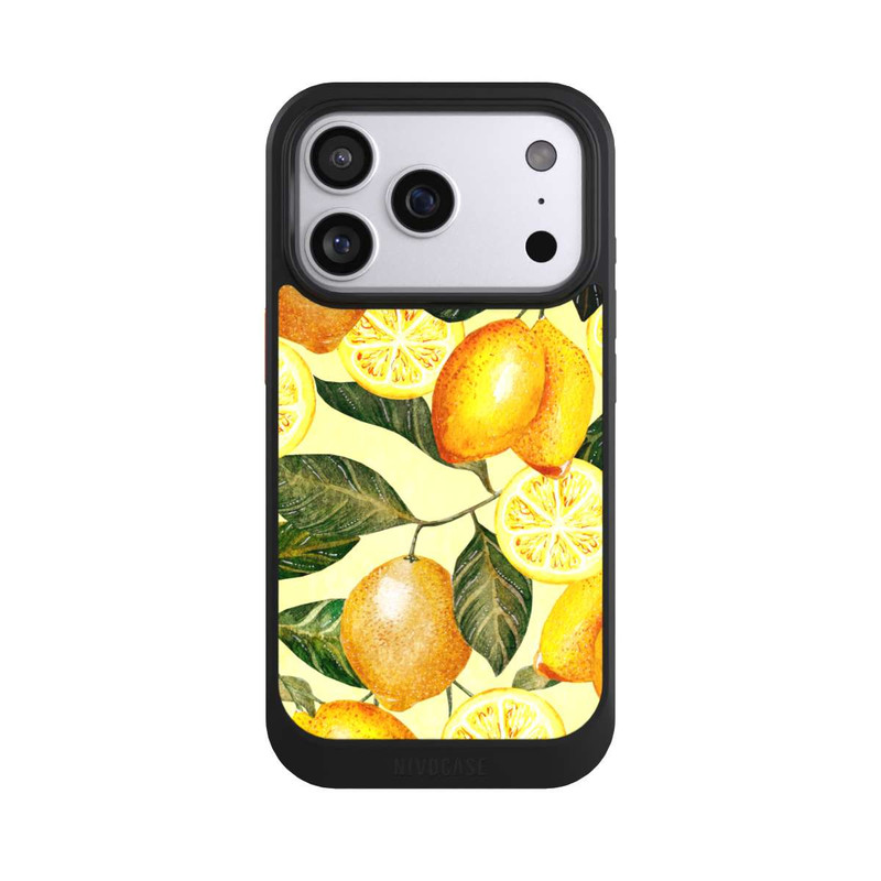 iPhone 17 Pro NIVOcore Gelber Sommer mit Zitronen