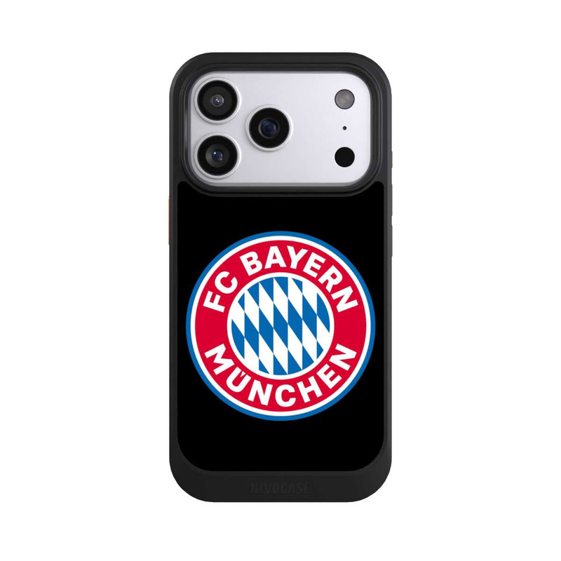 iPhone 17 Pro NIVOcore FCB Logo auf Schwarz