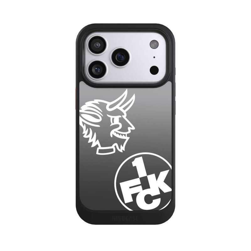 iPhone 17 Pro NIVOcore Teufelskopf FCK auf Schwarz