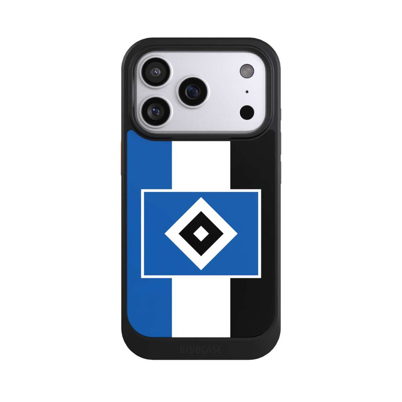 iPhone 17 Pro NIVOcore HSV Streifen - Blau-Weiß-Schwarz