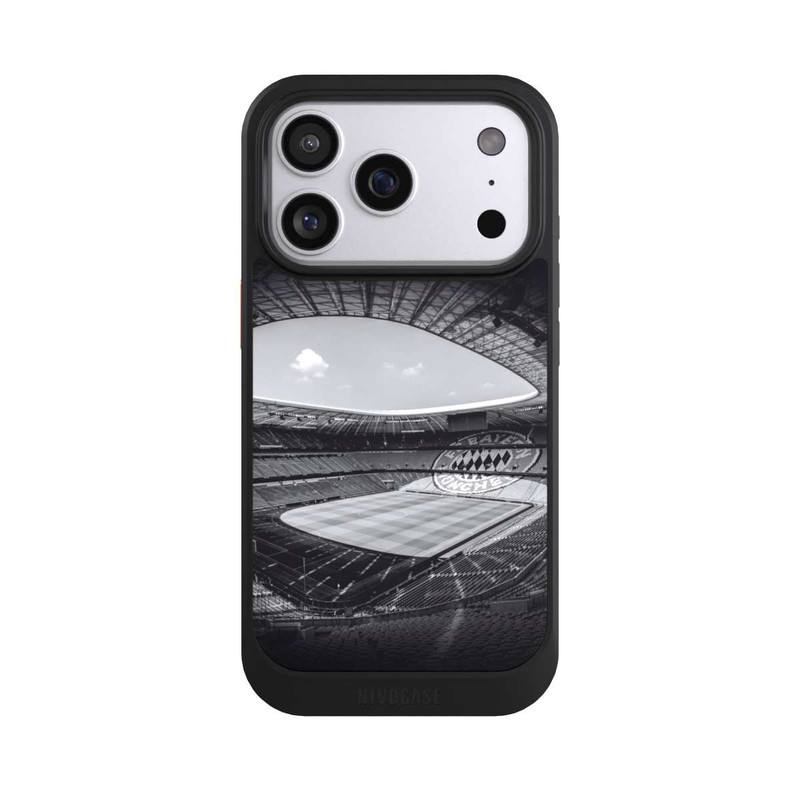 iPhone 17 Pro NIVOcore Stadion FC Bayern - Black White