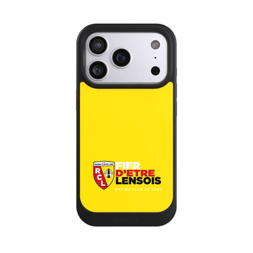Apple iPhone 17 Pro NIVOcore Fond Logo RCL Jaune