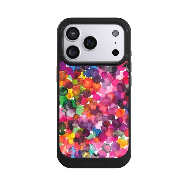 iPhone 17 Pro NIVOcore Overlapped Watercolor Dots