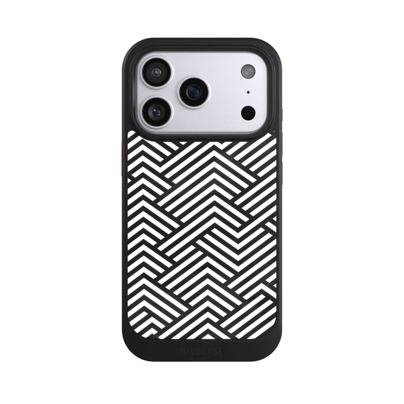 iPhone 17 Pro NIVOcore Schwarz und Weiß ZigZag