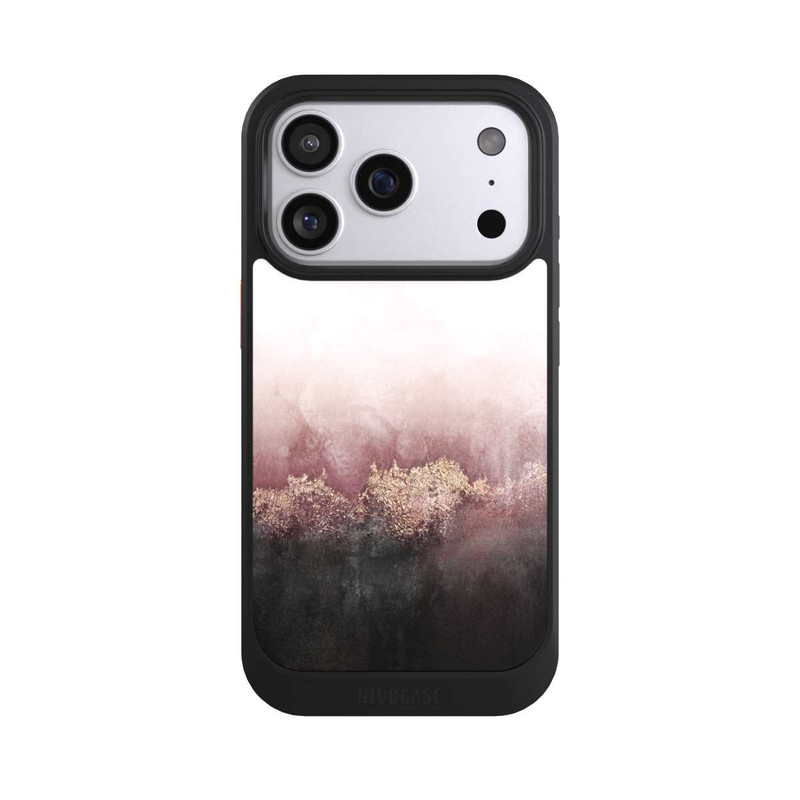 iPhone 17 Pro NIVOcore Rosa Himmelsstaub Golddruck