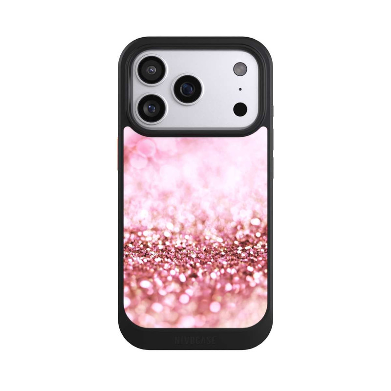 iPhone 17 Pro NIVOcore Look pailleté montagne 