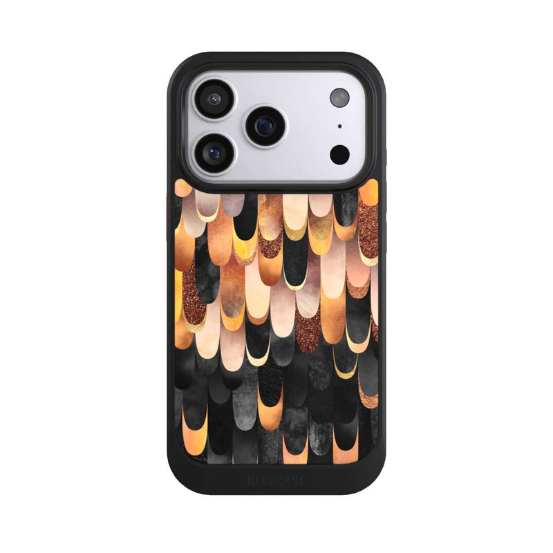 iPhone 17 Pro NIVOcore Plumes Cuivre et Noir