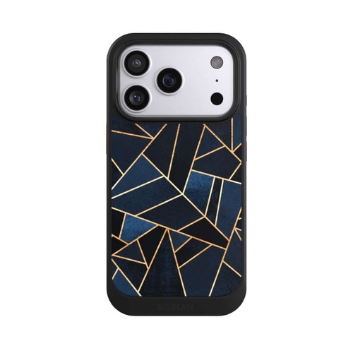 Apple iPhone 17 Pro NIVOcore Navy Stein Golddruck
