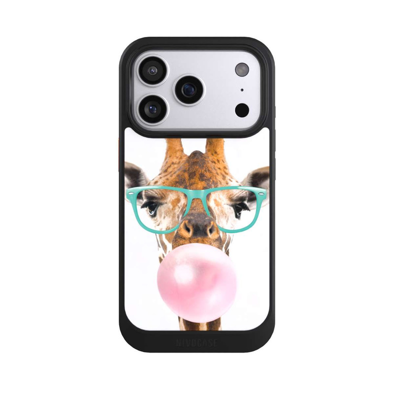 iPhone 17 Pro NIVOcore Giraffe mit Kaugummi
