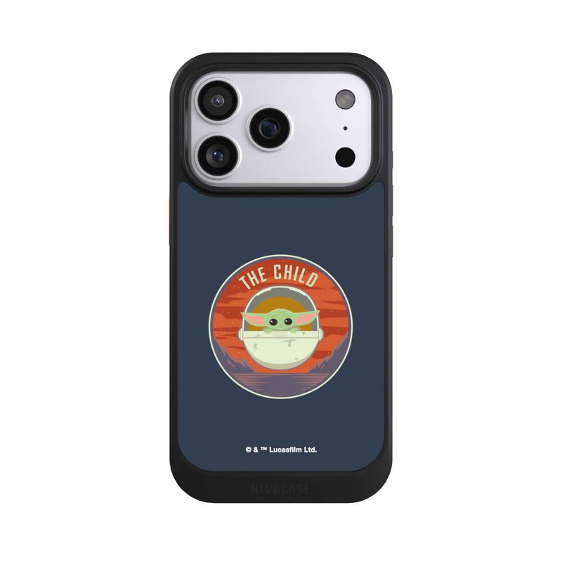 iPhone 17 Pro NIVOcore The Child Abzeichen Blau