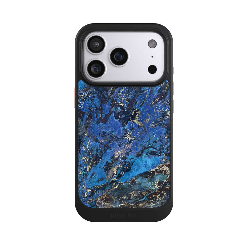 iPhone 17 Pro NIVOcore Lapislazuli blau und gold