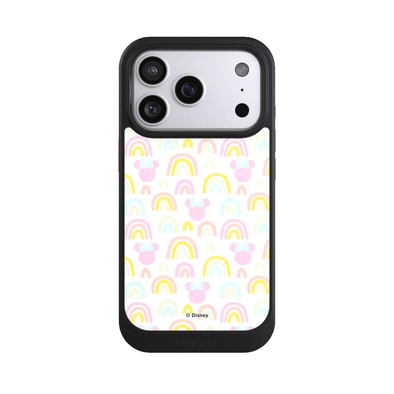 iPhone 17 Pro NIVOcore Minnie Regenbogen Muster