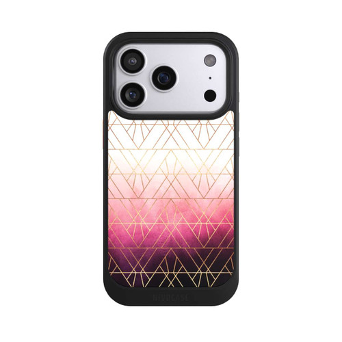 Apple iPhone 17 Pro NIVOcore Pink Ombre Dreiecke Golddruck