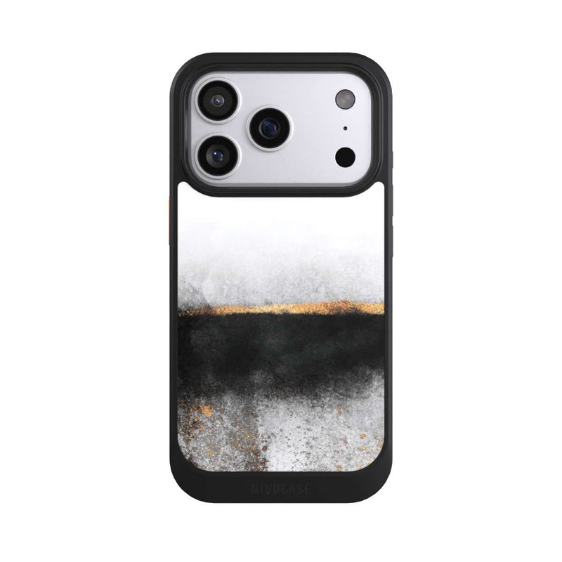 iPhone 17 Pro NIVOcore Ruß und Golddruck