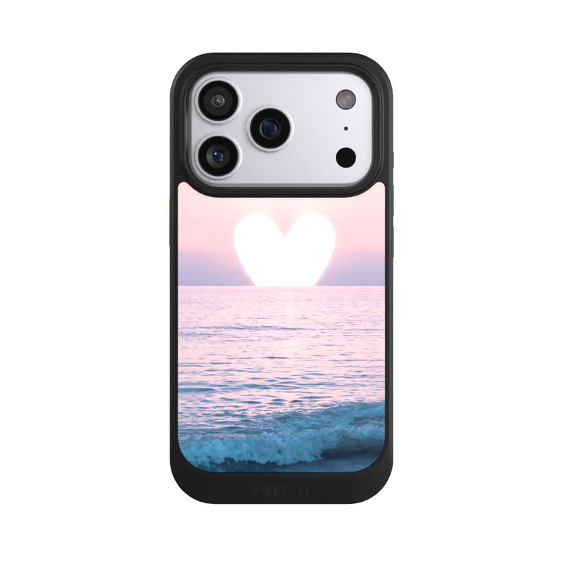 iPhone 17 Pro NIVOcore Herz-Sonnenuntergang