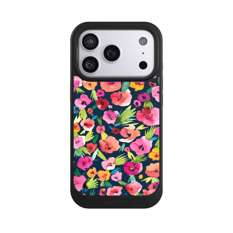 iPhone 17 Pro NIVOcore tropische Blumen aquarell
