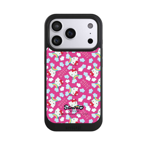 Apple iPhone 17 Pro NIVOcore Hello Kitty Regenbogenmuster