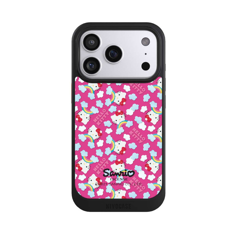 iPhone 17 Pro NIVOcore Hello Kitty Regenbogenmuster