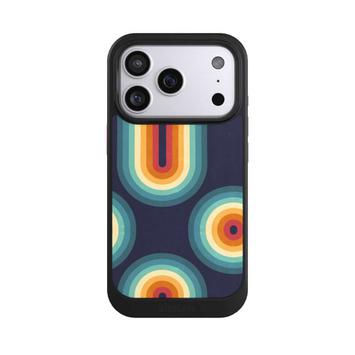 Apple iPhone 17 Pro NIVOcore Double Rainbow on Blue