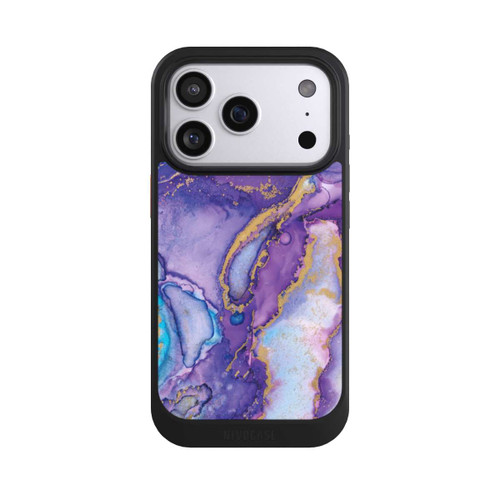 Apple iPhone 17 Pro NIVOcore Encre tourbillonnante violette et bleue