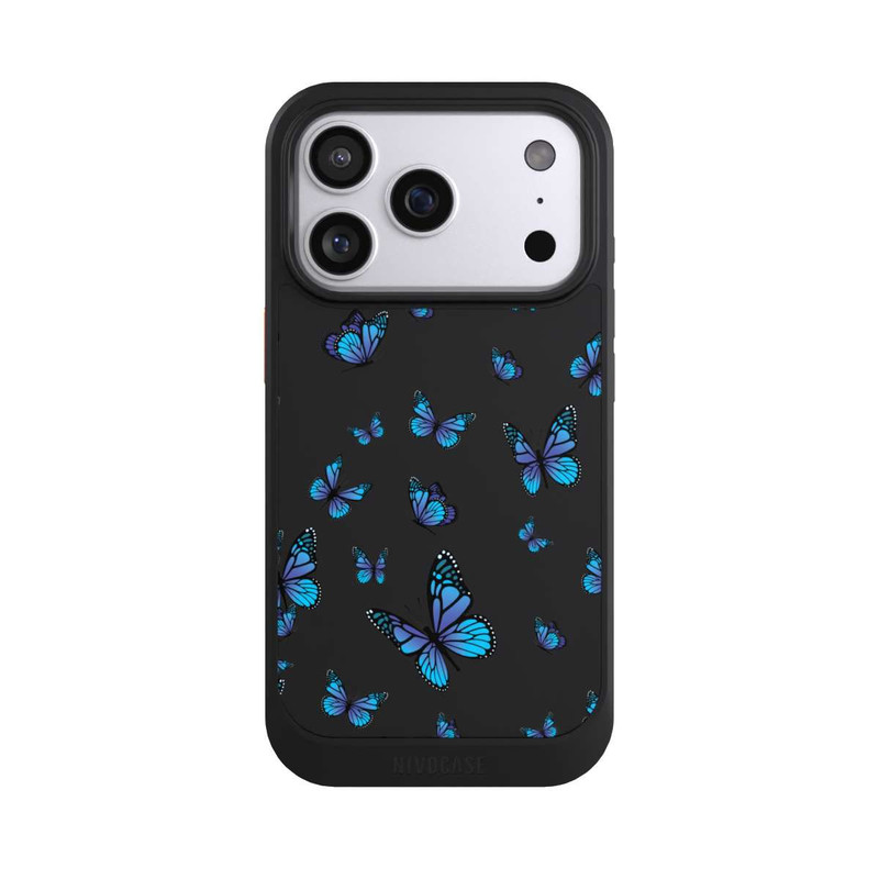 iPhone 17 Pro NIVOcore Schmetterlingmuster Transparent
