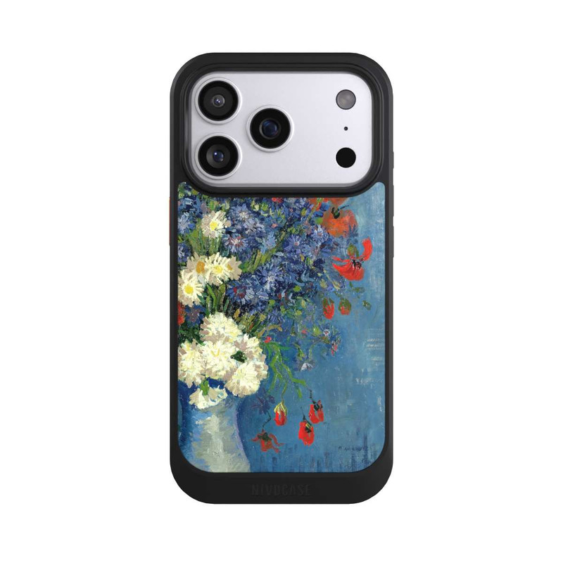 iPhone 17 Pro NIVOcore Still Life Vase with Cornflowers and Poppies by Vincent Van Gogh