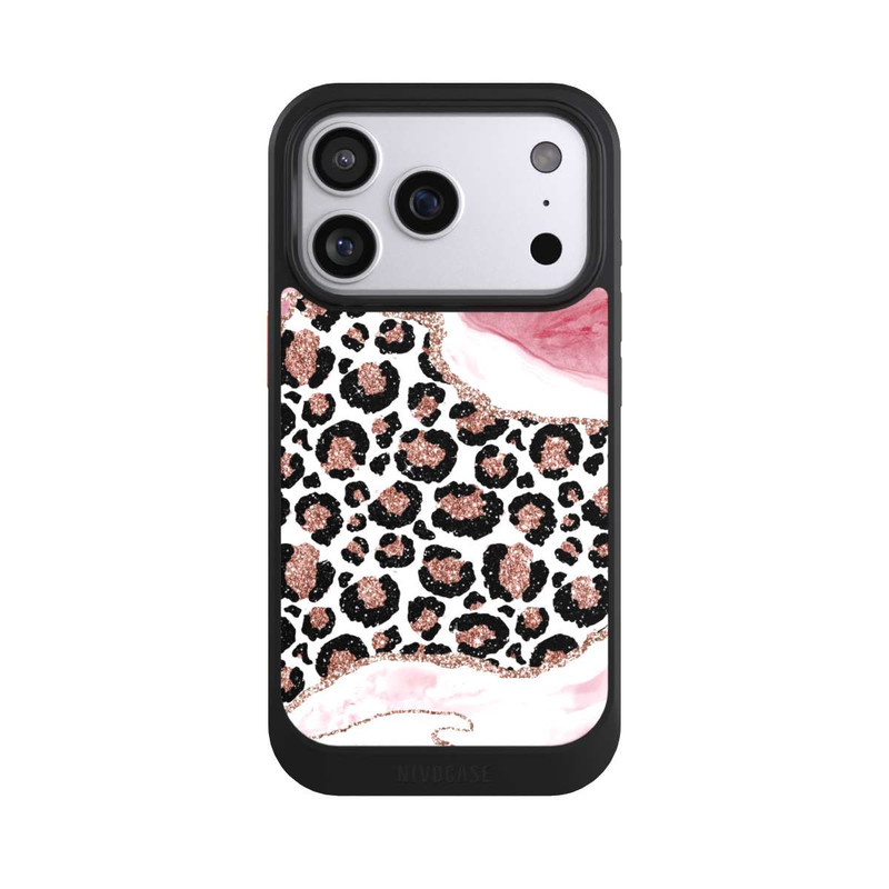 iPhone 17 Pro NIVOcore Motifs et textures rose lisse