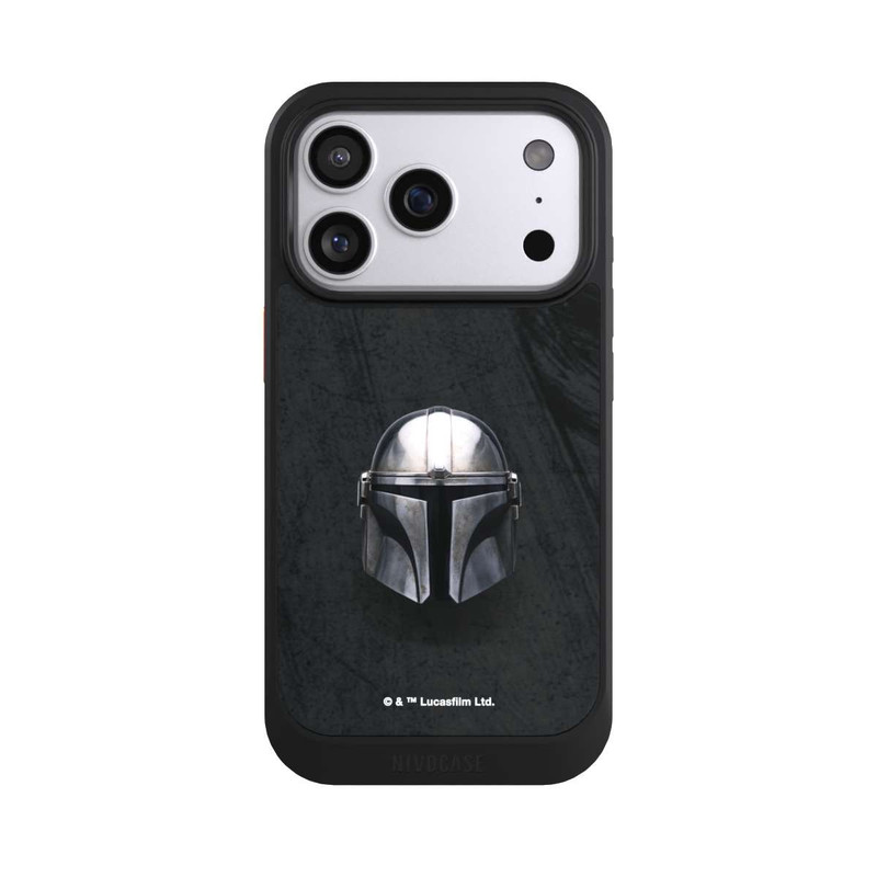 iPhone 17 Pro NIVOcore Schwarzer Mandalorianer Helm