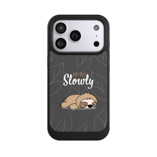 Apple iPhone 17 Pro NIVOcore Just Do It Slowly Sloth Grey