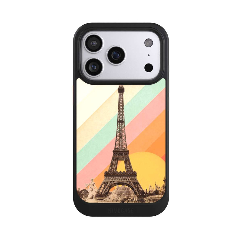 iPhone 17 Pro NIVOcore Eiffelturm Regenbogen