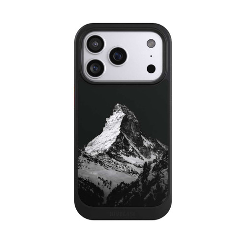 Apple iPhone 17 Pro NIVOcore Snow Capped Mountains Grayscale