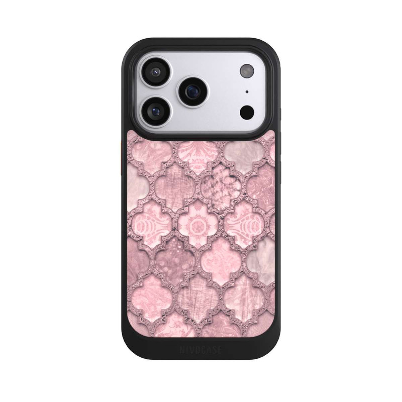 iPhone 17 Pro NIVOcore Marokko Fliesen rosa