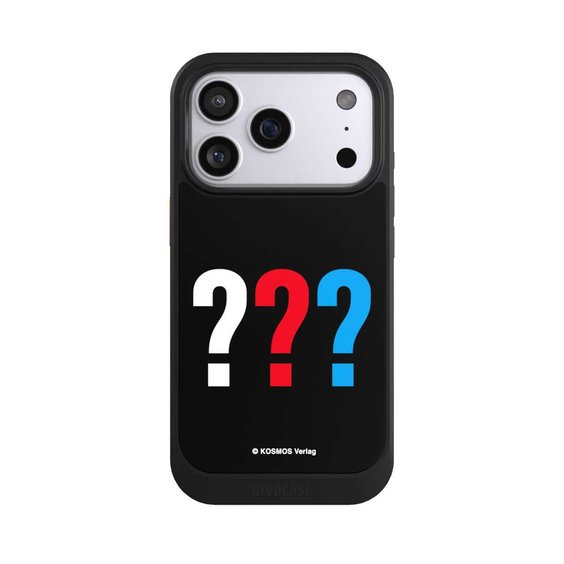 iPhone 17 Pro NIVOcore Drei Fragezeichen Logo