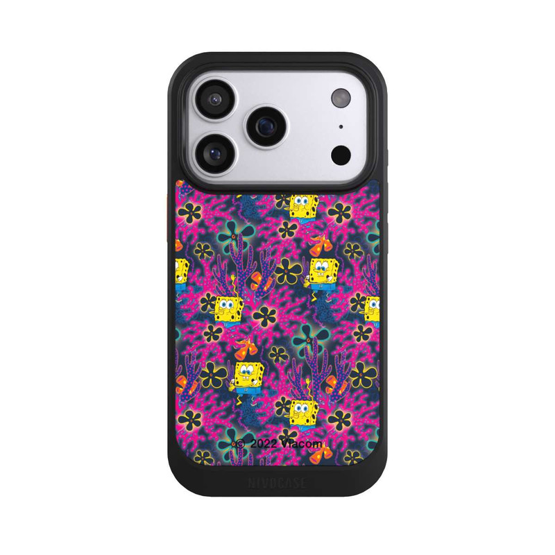 iPhone 17 Pro NIVOcore Bob L'Éponge - Corail Pattern