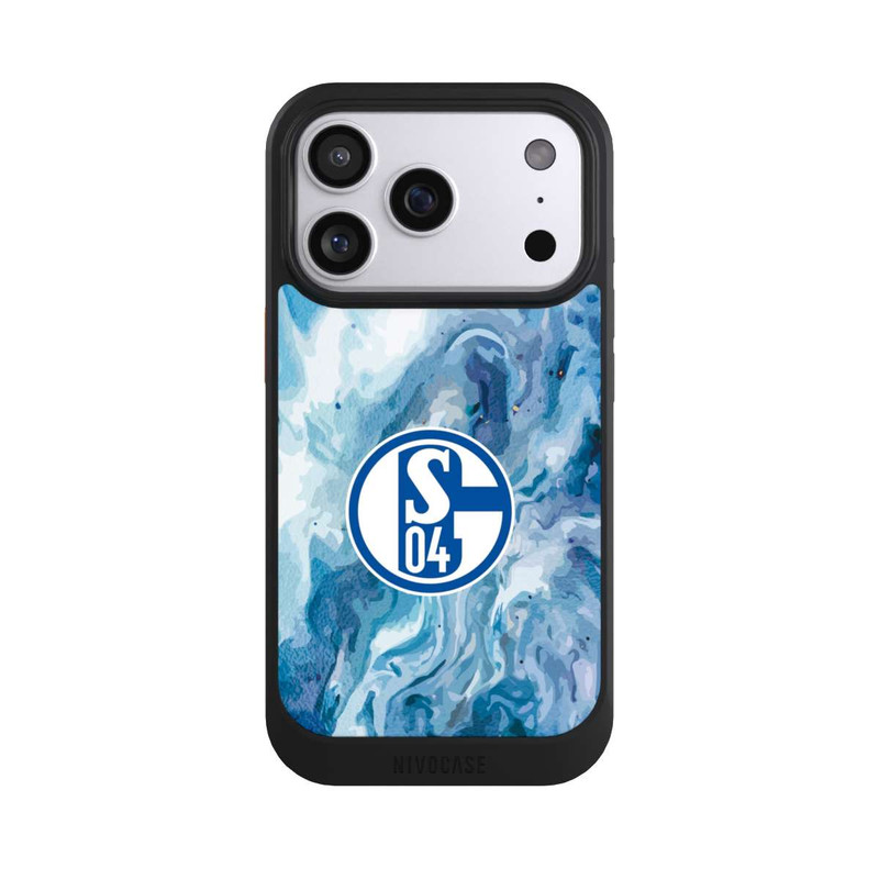 iPhone 17 Pro NIVOcore Schalke 04 Flüssig Blau