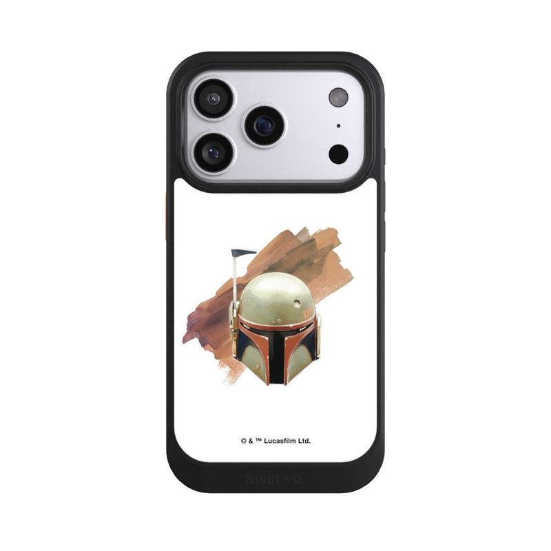 iPhone 17 Pro NIVOcore Boba Fett Helmet White