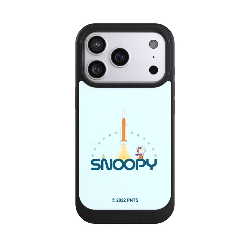 iPhone 17 Pro NIVOcore Snoopy Weltraum Traveller Rakete