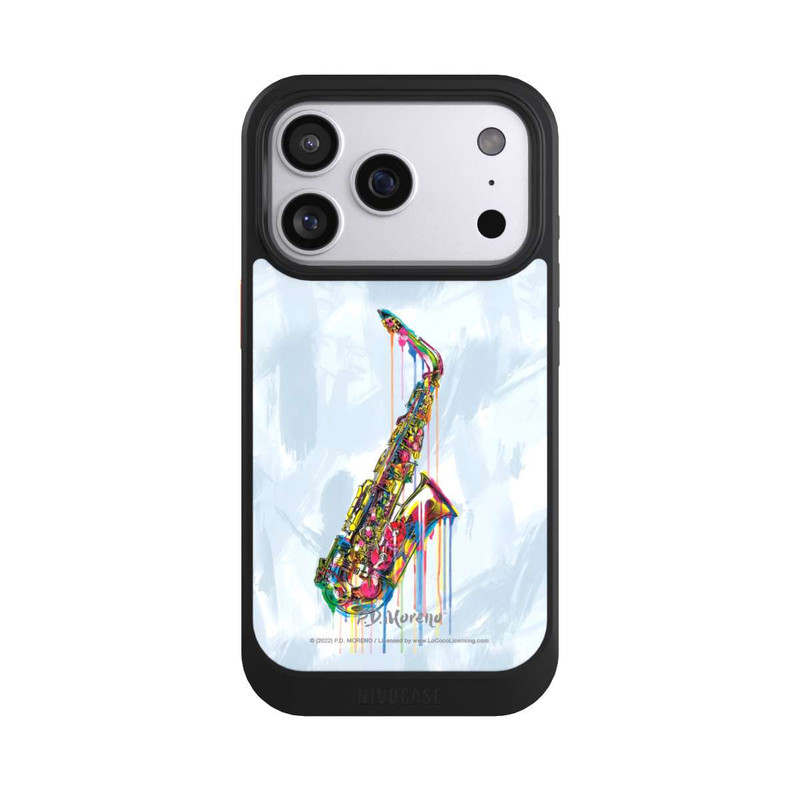 iPhone 17 Pro NIVOcore Saxophone Art By P.D. Moreno