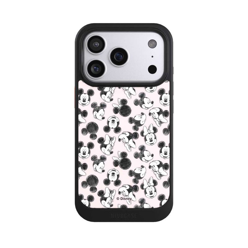 iPhone 17 Pro NIVOcore Minnie & Mickey Viele Gesichter Pink