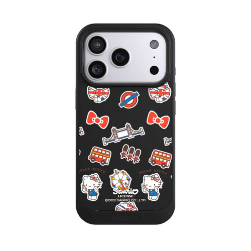 Apple iPhone 17 Pro NIVOcore Hello Kitty Londoner Abzeichen Transparent