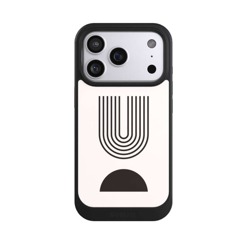 Apple iPhone 17 Pro NIVOcore Modern Art Schwarz Lines