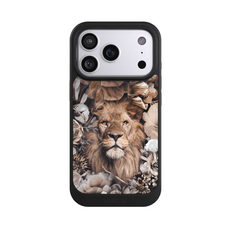 iPhone 17 Pro NIVOcore Lion & Fleurs Beiges