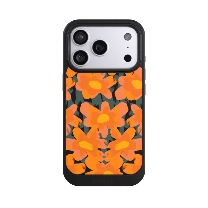 iPhone 17 Pro NIVOcore Prairie Fleurie Orange