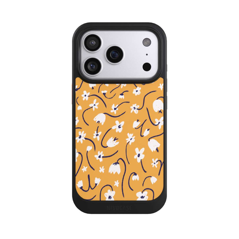 iPhone 17 Pro NIVOcore Pattern Petites Fleurs Jaunes
