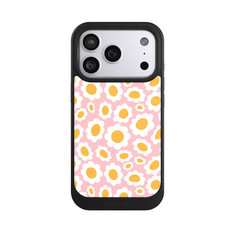 iPhone 17 Pro NIVOcore Vintage Gänseblümchen Rosa