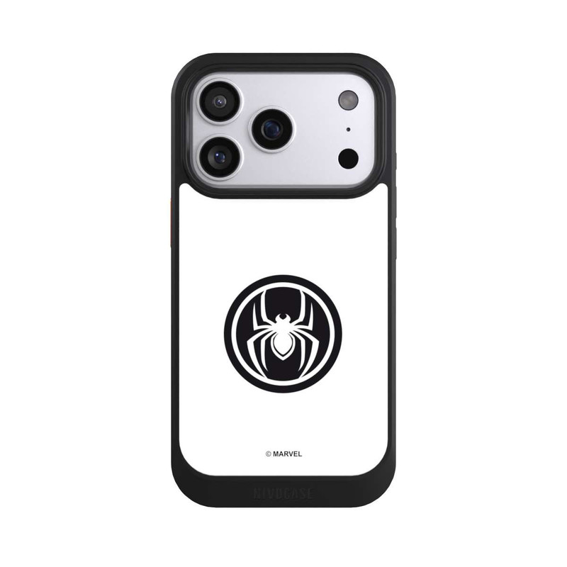 iPhone 17 Pro NIVOcore Spider-Man Logo White